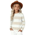 thumbnail image 4 of Blekii Kids Long Sleeve Striped T-Shirt, Kids Long Sleeve Striped T-Shirt, Crew Neck Basic Tee Comfortable Top for Girls, Casual Blouse for Children Crew Neck Basic Tee Comfortable Casual Wear,, 4 of 7