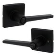 thumbnail image 1 of Weiser Safe Lock Daylon Matte Black Bed/Bath Privacy Interior Door Handle, 1 of 4