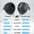 thumbnail image 2 of Puntas para auriculares COMPLY TrueGrip MAX para AirPods Pro 3, negras, 2 of 8