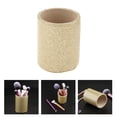 thumbnail image 3 of Soporte para Cepillos de Maquillaje Estuche Organizador de Moda Cepillo de material cuero Pu Color Sólido Soporte para Bolígrafo Almacenamiento Bolsa Portátil amarillo Yotijar portalápiz, 3 of 10