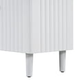thumbnail image 6 of Four - door wavy pattern sideboard with easy - to - assemble feature for home use gives storage, 6 of 7