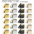 thumbnail image 2 of Unixing 24pc 4oz DIY Candle Tins, Metal Candle Containers for Candle Making, Party Favors & Storage, Black, Gold, Rose Gold, Non-Foldable, All Ages, 2 of 8