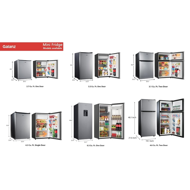 Galanz 6.5 Cu Ft Compact Refrigerator with Water Dispenser