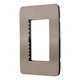 thumbnail image 2 of Placa Decorativa 3 Modulos Leviton Acero Inoxidable 12X7.5X1, 2 of 3