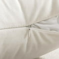 thumbnail image 5 of Knubmt 2 Pcs Velvet Soft Throw Pillow Covers Solid Color Pillowcase Decorative Square Cushion Case for Sofa Bedroom Car, 22x22 inch, 5 of 7