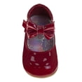 thumbnail image 4 of Josmo Girls Mary Jane Dress Shoes Bow Detail Infant Toddler, Red Patent, Size: 3, 4 of 7