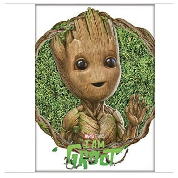 ATA-BOY Marvel I am Groot on Grass 2.5"x3.5" Magnet Refrigerators & Lockers
