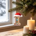 thumbnail image 7 of Christmas Letter I Ornament, Acrylic Alphabet Hanging Pendant for Xmas Tree Decor, Personalized DIY Initial Christmas Ornament for Holiday Gift, 7 of 7