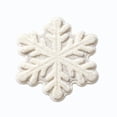 thumbnail image 2 of KKOUHVY Christmas Snowflake Shaped Floor Mat, Soft Fluffy White Area Rug for Bedroom Living Room Fireplace, Winter Holiday Christmas Home Decoratons, 2 of 6