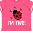 thumbnail image 4 of Inktastic 2nd Birthday 2 Year Old Ladybug Girls Toddler T-Shirt, 4 of 5