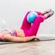 25cm 2 Pcs Balle de Yoga -burst Épaisse Balle de Stabilité Mini Pilates Barre Physique Balle – image 5 sur 7