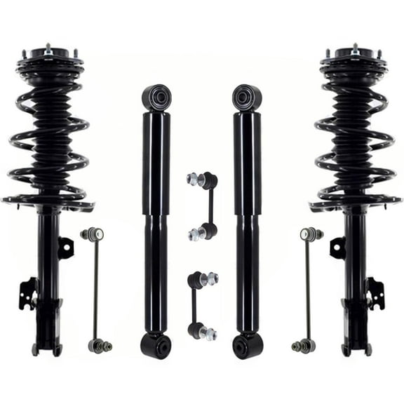 Front Complete Struts Rear Shocks & Links For 2014-2019 Toyota Highlander 3.5L