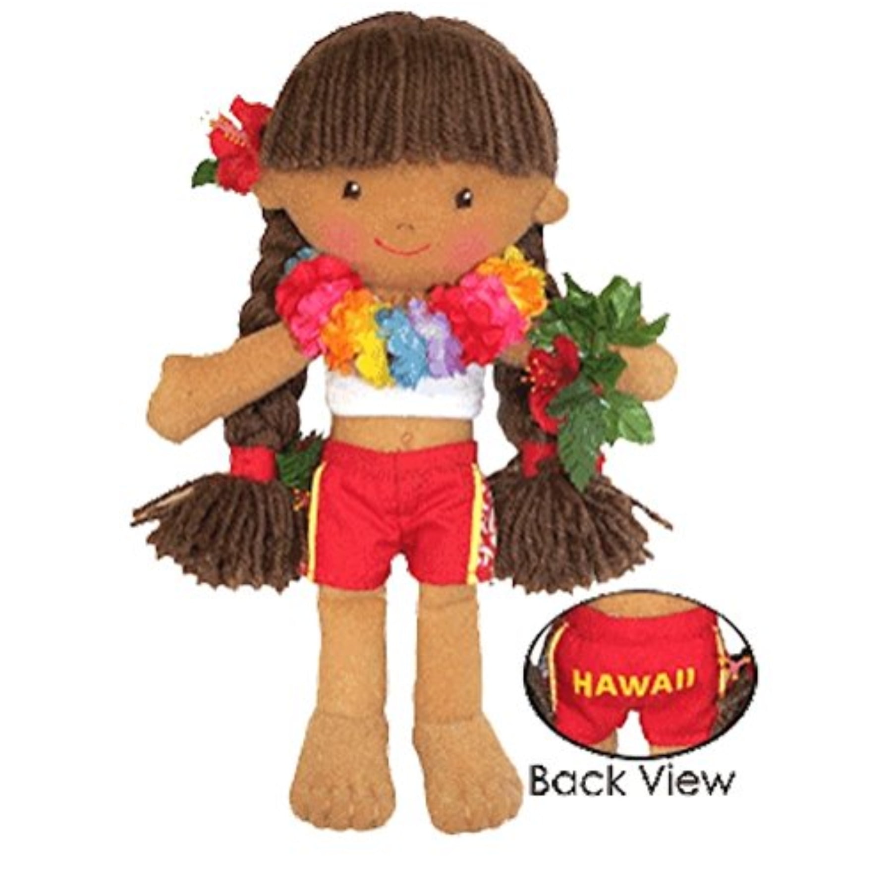 8-1/2" Soft Hawaiian Doll Kaitlyn - Walmart.com - Walmart.com
