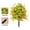 F, variant on Artificial Violet for Outdoor Indoor Garden Home Decoration, UV Resistant & Waterproof Artificial Flower Decor - Faux Plants for Porch Patio Garden Home Yard (58cm/22.83in)