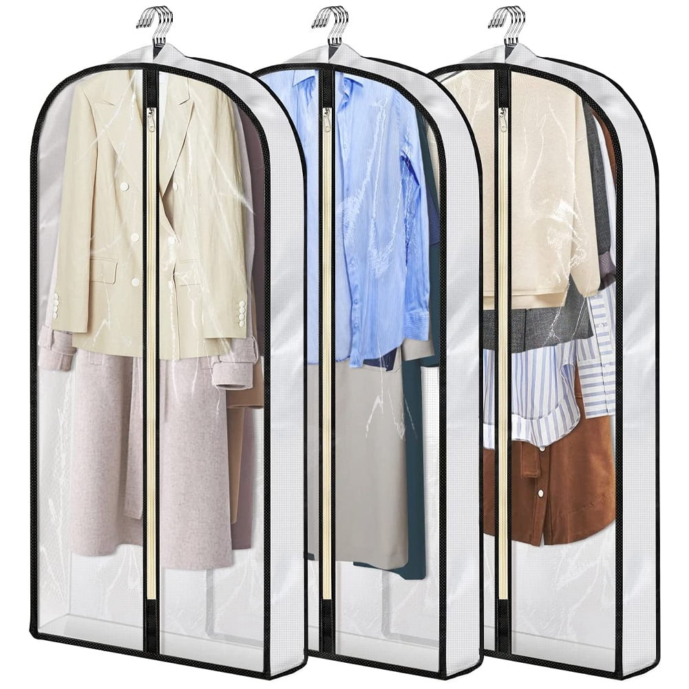 Garment Bags for Storage, 40 inch Suit Bag for Closet Storage , Hanging