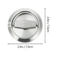 thumbnail image 2 of Uonlytech Stainless Steel Pull Handle Recessed Invisible for Home Sliding Doors 2Pcs, 2 of 8