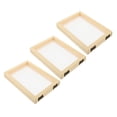 thumbnail image 4 of UPGRATOR 3Pcs Paper Making Frame Environmental Awareness DIY Paper Making Screen Pack Children Assorted Color, 4 of 8
