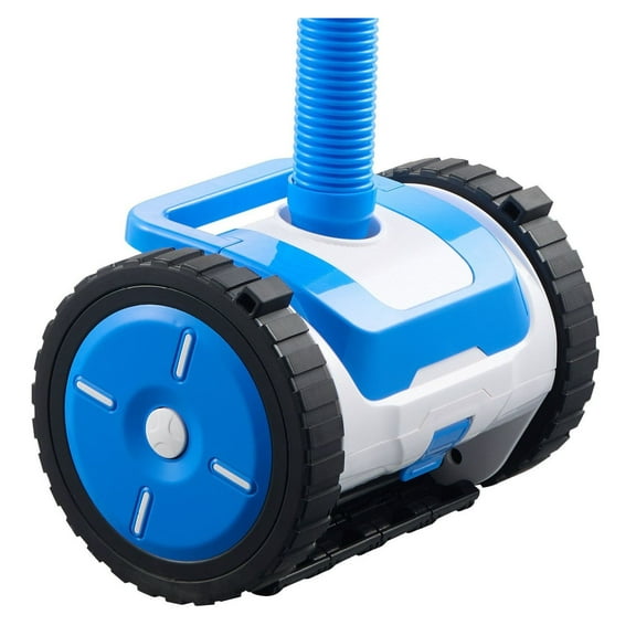 Suction Pool Cleaner, Automatic Pool Vacuum Cleaner, Suction Side Automatic Pool Cleaner, Suction Vacuum Pool Sweeper with 2 Wheels, for In-ground Pool and Above-Ground Pool Up to 20 x 40 ft