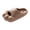 Brown, variant on Cute Cat Print Couples Slippers Thick Sole EVA Indoor Outdoor Cozy Slides White 38