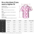 thumbnail image 5 of Sikiie Beautiful Swans Print Men's Hawaiian Shirt, Summer Beach Button Pocket Short Sleeve T-Shirt,XX-Large, 5 of 7