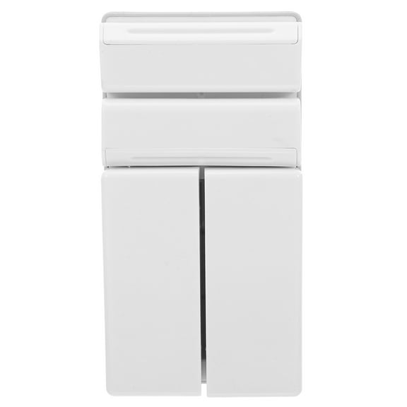 BESTYASH Miniature White Tiny Refrigerator for Dollhouse 1:12 Scale Kitchen Appliance Accessory