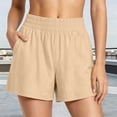 thumbnail image 3 of Iyufng Summer Shorts for Women Casual Athletic Loungewear Shorts with Pocket, 3 of 8