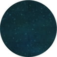 thumbnail image 1 of Ahgly Company Machine Washable Indoor Round Transitional Deep Teal Green Area Rugs, 5' Round, 1 of 7