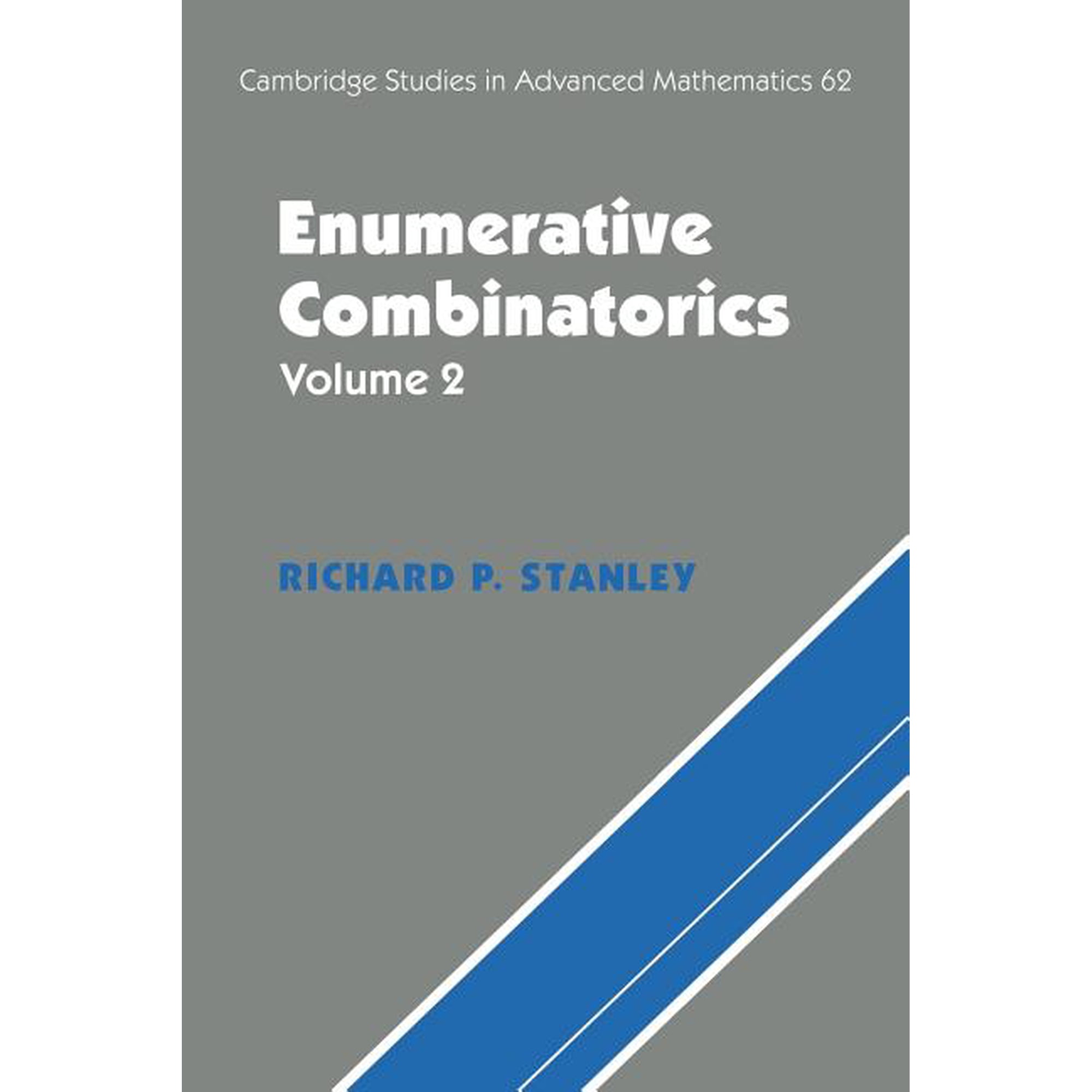 Enumerative Combinatorics: Volume 2 (Cambridge Studies in Advanced Mathematics)