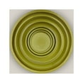 thumbnail image 5 of Round | Yellow Ceramic Plant Saucer | High Fired Ecofriendly Clay - Sizes 8"-24" - FREE SHIPPING (24"W, Yellow), 5 of 11