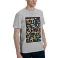 thumbnail image 2 of Bingfone Bright Mushrooms Men'S Loose Fit Short-Sleeve Pocket T-Shirt, 2 of 7