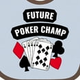 thumbnail image 4 of Inktastic Future Poker Champ Boys or Girls Baby Bib, 4 of 4