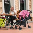 thumbnail image 7 of Limorve Lightweight One‑Hand Fold Baby Stroller, Adjustable Backrest Toddler Pushchair with 5‑Point Harness, Large Storage Basket & Cup Holder for 0‑2 Years Old, 7 of 7