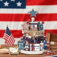 thumbnail image 5 of Patriotic Independence Day Memorial Day Decorative Pallet, Layered Pallet Decoration For Holiday Celebrations, American Flag Themed Party Supply For Festive Displays, 5 of 6