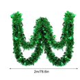 thumbnail image 5 of St. Patrick's Day Tinsel Garland 3PCS St. Patrick's Day Green Shamrocks Garlands Tinsel Ornaments Party Hanging, 5 of 9