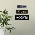 thumbnail image 3 of Basic Gym Sign (Black) - Medium, 3 of 5