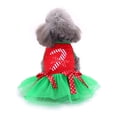 thumbnail image 3 of YUEHAO Christmas Dog Sweater Pet Dog Fashion Christmas Gift Skirt Elk Skirt Christmas Pet Skirt Christmas Sweaters for Dogs (Green, L), 3 of 8