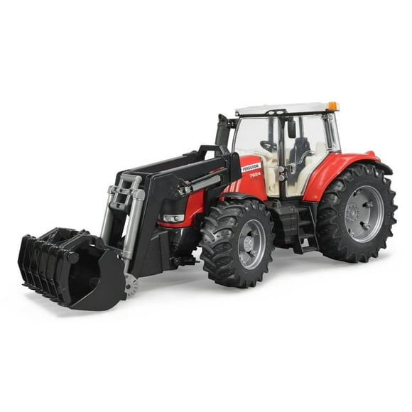 Tractor de juguete Bruder Massey Ferguson 7600 con cargador frontal