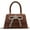 Brown, variant on Crossbody Bag for Women Girls Cute Candy-Colored Tote with Patent Leather Glitter Shoulder Bag Small Square Bag