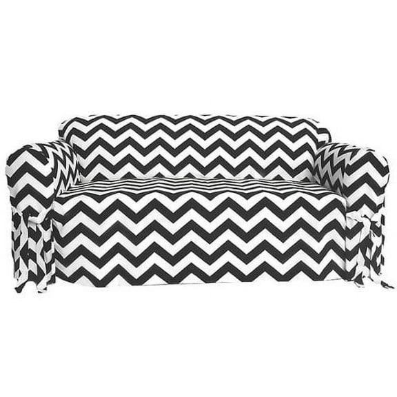 Classic Slipcovers Chevron Print 1-piece Sofa Slipcover