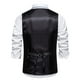 thumbnail image 5 of pstuiky Camisetas sin mangas para hombre, Blusa sin mangas con cuello vuelto y botones con bolsillos para hombre Chaleco para hombre s, 5 of 9