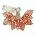 thumbnail image 5 of BalsaCircle 5 feet 10 LED Rose Gold Metal Leaves Fairy Lights Battery Operated Garland, 5 of 6