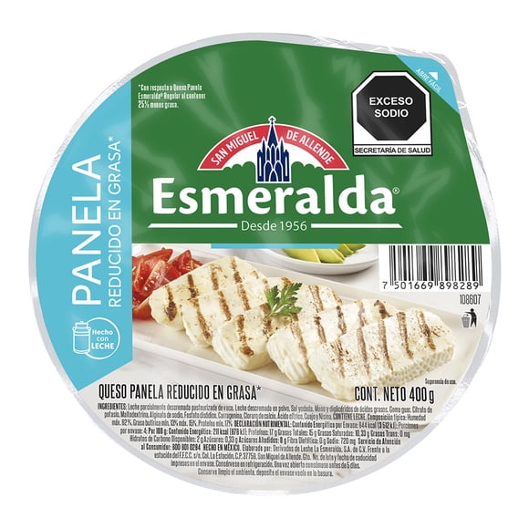 Queso Panela Light Esmeralda 400g