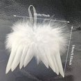 thumbnail image 1 of Adornos colgantes para árbol de Navidad, adornos de alce blanco, copo de nieve, decoración colgante para el hogar, decoración de fiesta de año nuevo, 2022, 1 of 4
