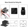 thumbnail image 2 of Dual Electric Fan Relay Kit 40 AMP Automotive Thermostat Switch for Temperature Sensor 185 on 175 Off, 2 of 4
