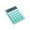 Green, variant on UNLLLL Gradient Color Calculator, 12 Digits Student Calculator, Mechanical Clear LCD Display, Simple Basic Desk Calculators, for Business Office Supplies, Green
