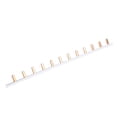 thumbnail image 2 of Circuit Breaker Bus Bar, Insulation Strip 1 Row Bus Bar Wear Resistant Pure Copper  Conductivity PVC Shell  For Schools Hospitals Hotels Home 12 Channel, 2 of 8