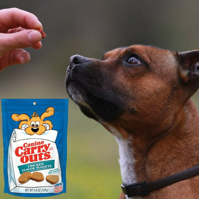 Canine carry top out dog treats