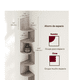 thumbnail image 3 of 5 Repisas Esquinera Flotantes Moderna Minimalista Muebles Xtellar gris, 3 of 3