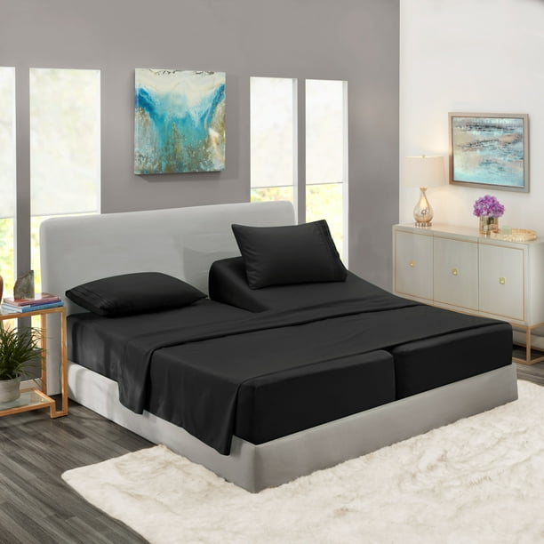 Split King Bed Sheets Set For, What Kind Of Sheets Do You Use For A Split King Bed