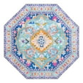 thumbnail image 2 of Unique Loom Timeless Collection Area Rug - Philip (7' 6" Octagon Blue/Blue), 2 of 7